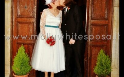 Abiti da sposa corti anni '50